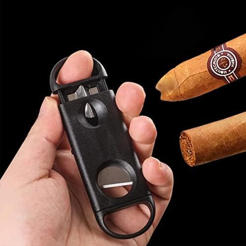 Cigar Cutter Guillotine V-Cut Cigar Cutter Cigar Punch with Key Chain 4 Pack (4) - Image 2