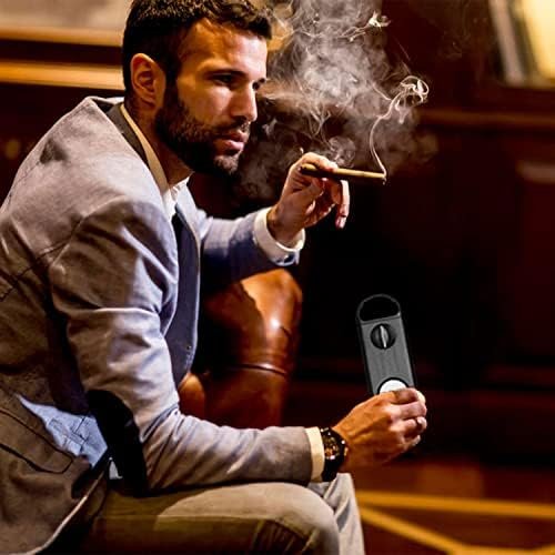 Cigar Cutter Guillotine V-Cut Cigar Cutter Cigar Punch with Key Chain 4 Pack (4) - Image 6