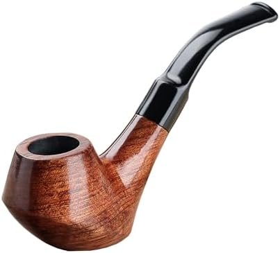 Joyoldelf Rosewood Tobacco Smoking Pipe Kit with Gift Box, 9mm Filter & Accessories