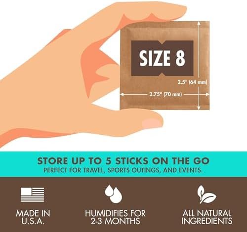 Boveda 72% RH 2-Way Humidity Control Packs – 10 Count Resealable Bag for Wooden & Leather Humidors - Image 4