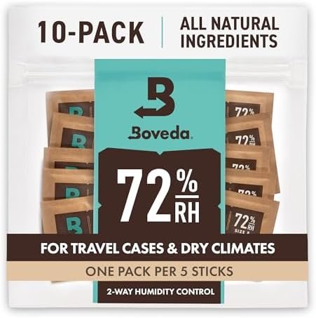Boveda 72% RH 2-Way Humidity Control Packs – 10 Count | Premium Cigar Humidor Humidification System